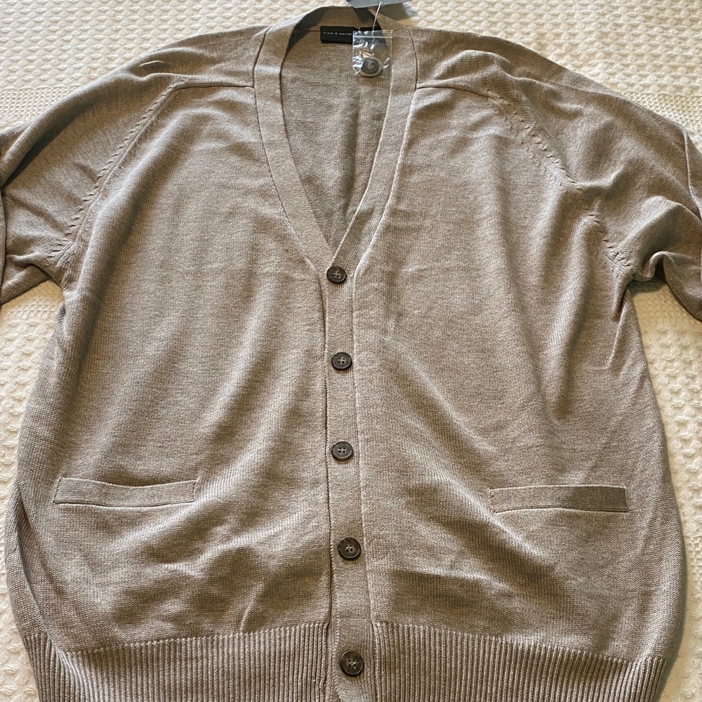 Croft & Barrow Men's Tan Cardigan Sweater